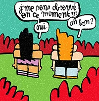 planche bd Bill et Bobby: Bill & Bobby sont observés