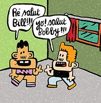 planche bd Bill et Bobby: Bill & Bobby: des blagues en maths
